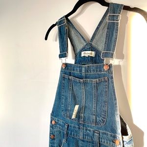 Straight-Leg Overalls in Elmridge Wash, XS